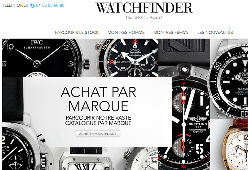 Watchfinder french site
